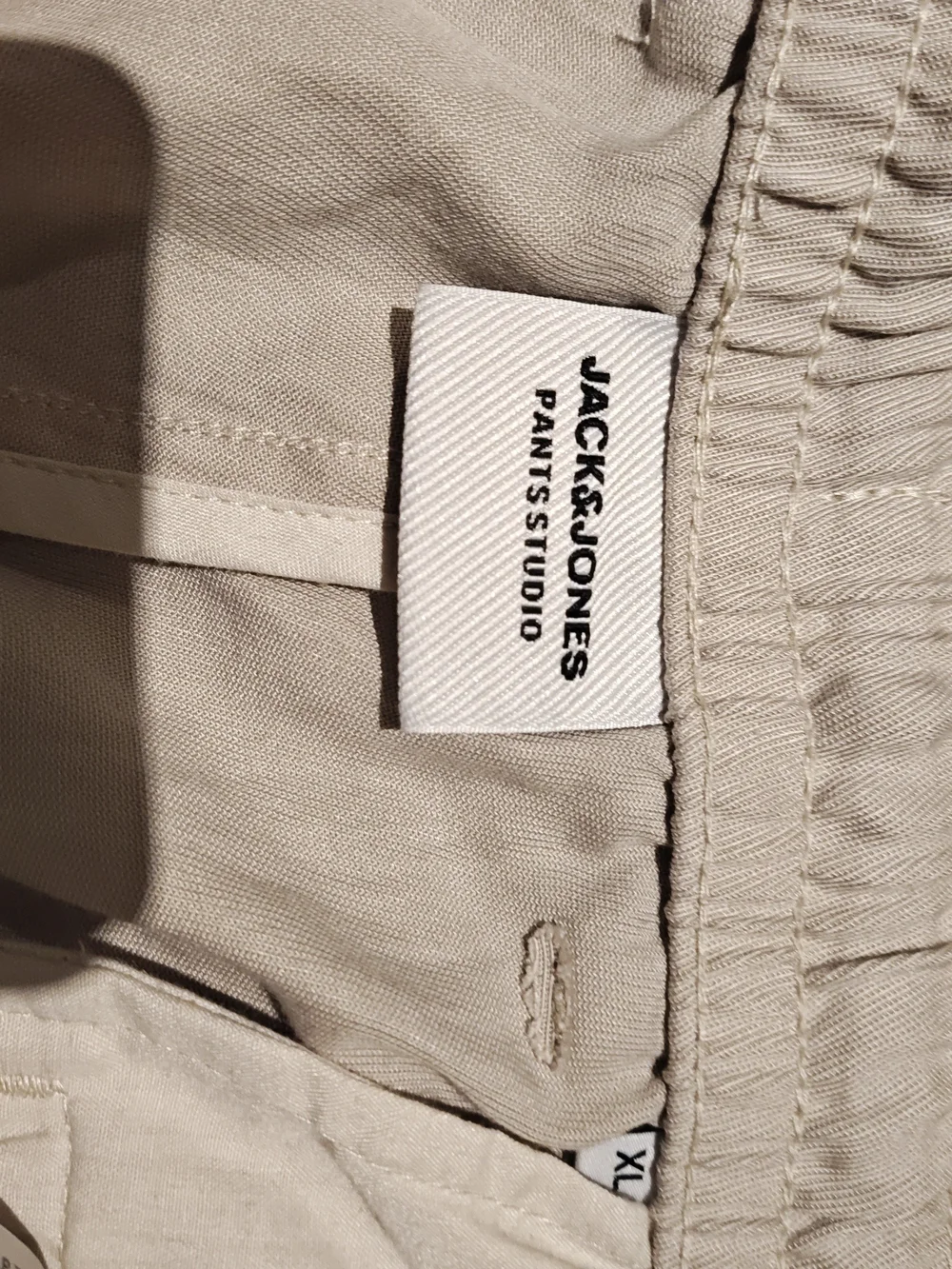 Jack & Jones Beige Straight-Leg Chinos XL